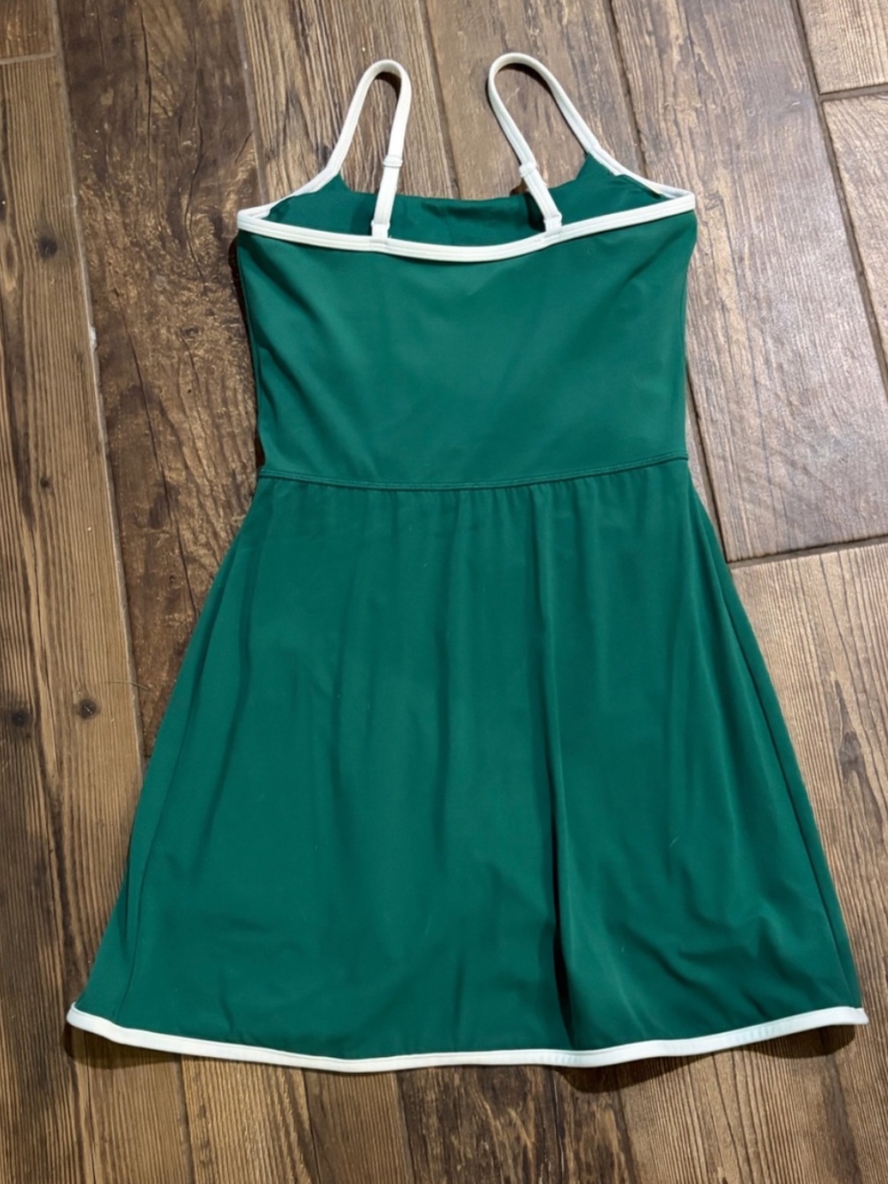 all in motion Green Mini Dress with White Trim - Picture 3 of 5